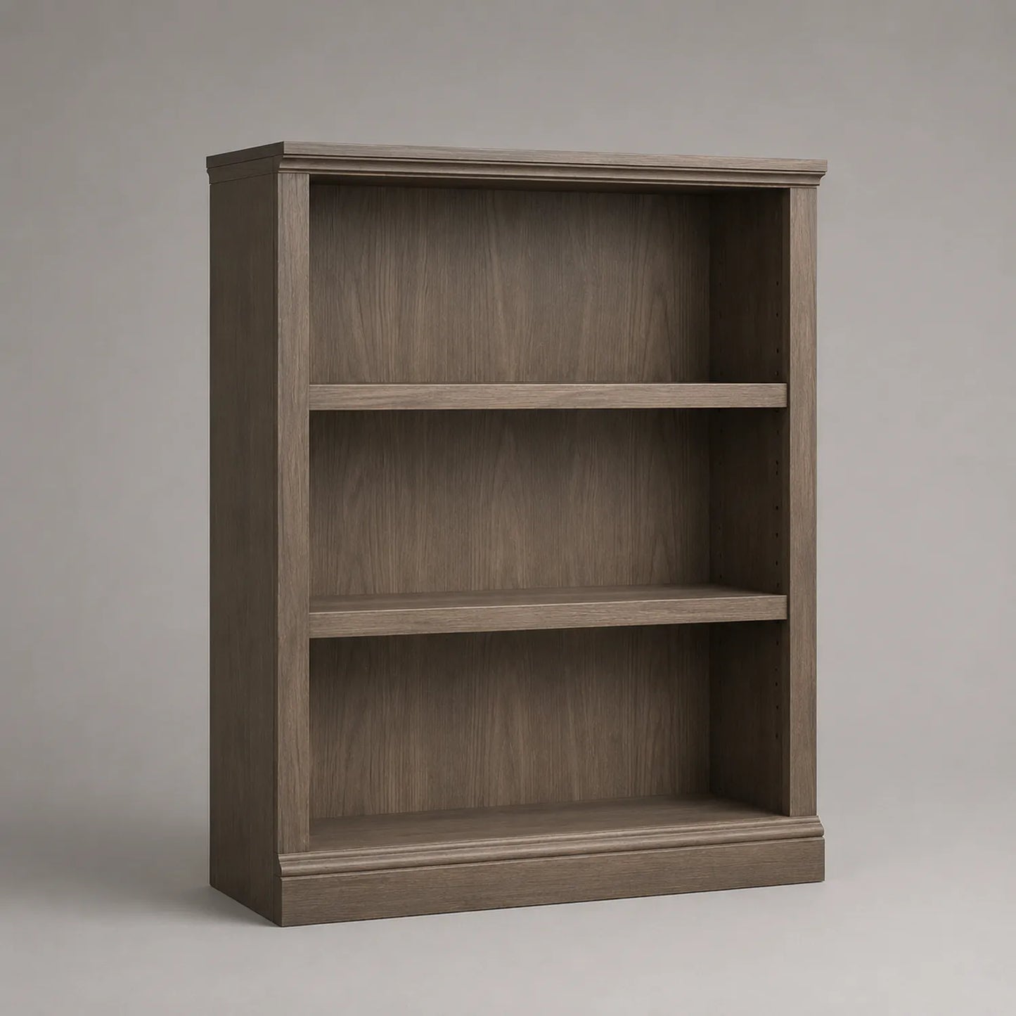 Bücherschrank aus Eichenholz 120 cm Höhe