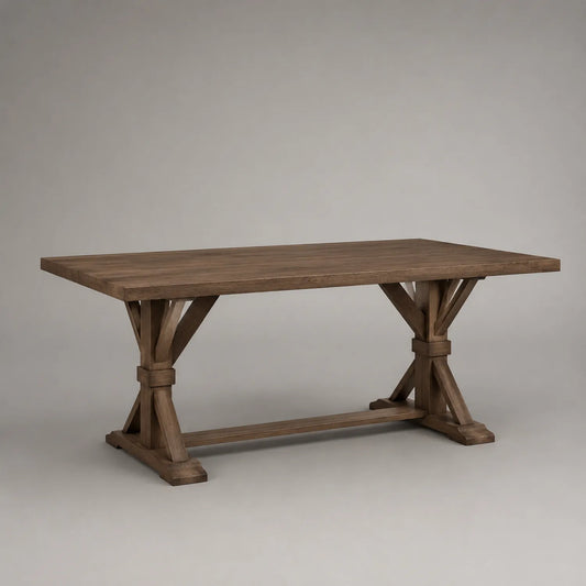 Holztisch Eiche Braun 180x90x75 cm