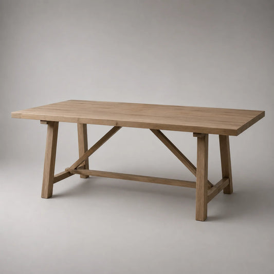 Esstisch Massivholz Eiche 200x90 cm Natur