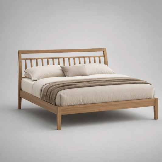 Eichenholz Bett 200x160cm